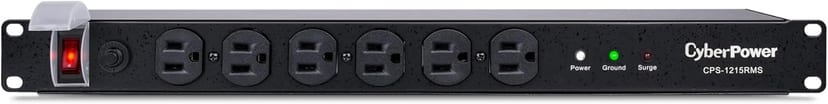 CyberPower CPS1215RMS 1U rackmount surge protector