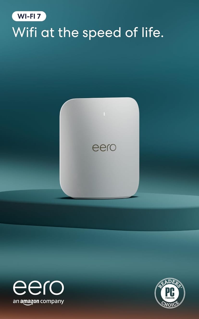 White eero Pro 7 mesh Wi-Fi router