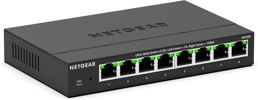 NETGEAR MS308 eight-port 2.5G switch